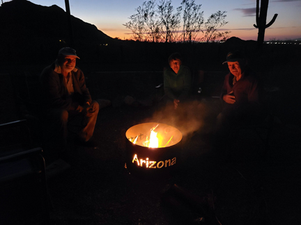 Picacho Peak Sunset trailhead Picnic Ground