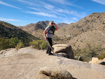 Geocaching on Mt Lemmon