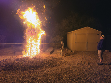 Christmas Tree Burning Party