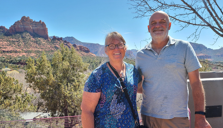 Mike and Phyllis in Sedona -  - Manifesting in Sedona