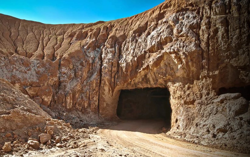 Entry to the salt mine