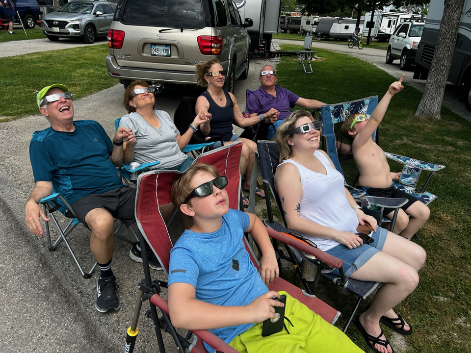 Amie and Randy Smith Family - On Eclipse Day