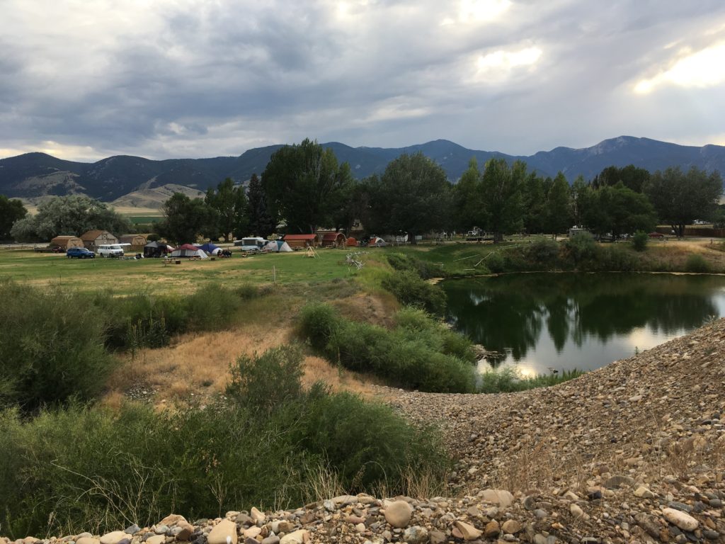 Pond and Campground