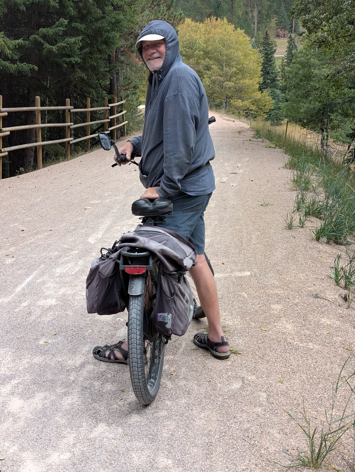 Back on the trail in September, fall colors coming in