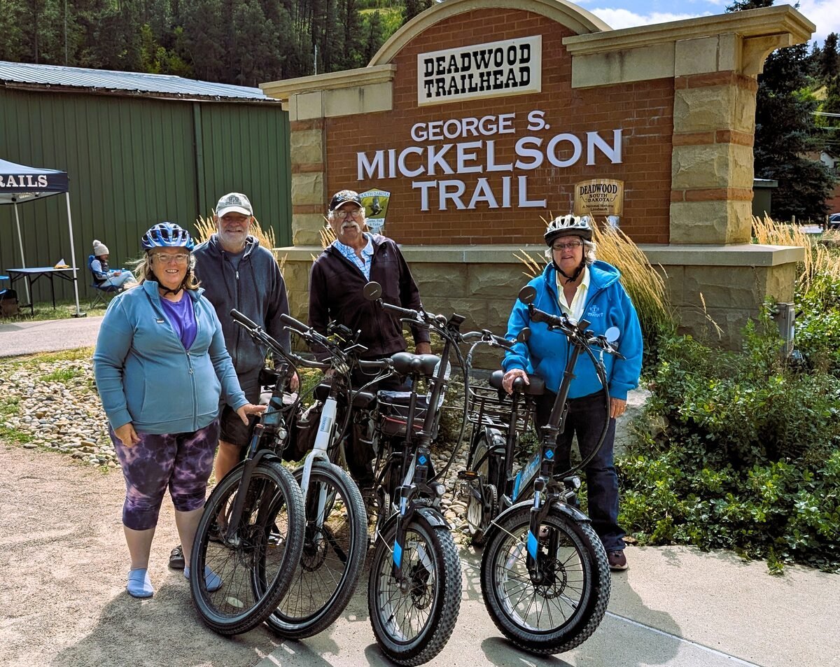 At the Deadwood Trailhead with Vicky, Kenny, and Mike